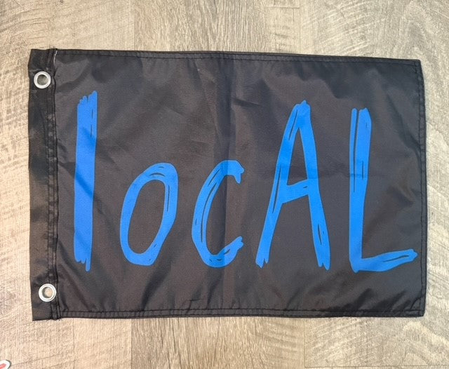 Blue locAL Boat Flag