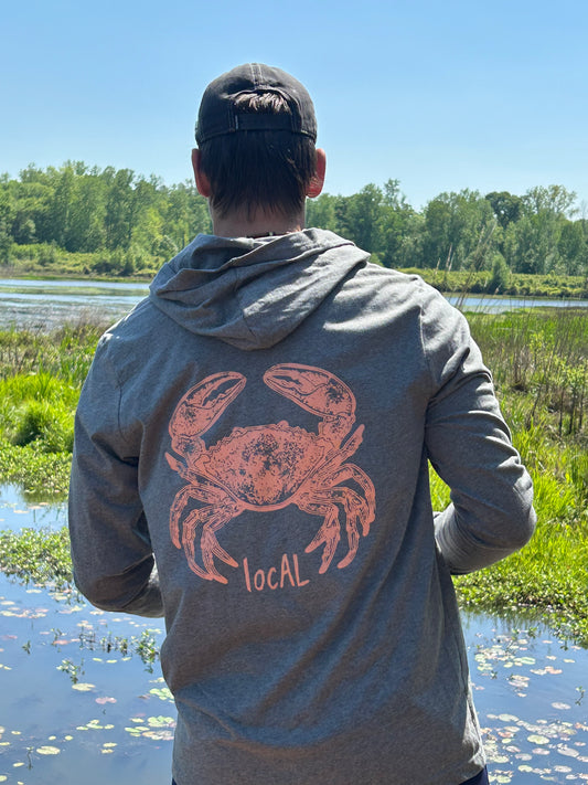 locAL Crab Hoodie