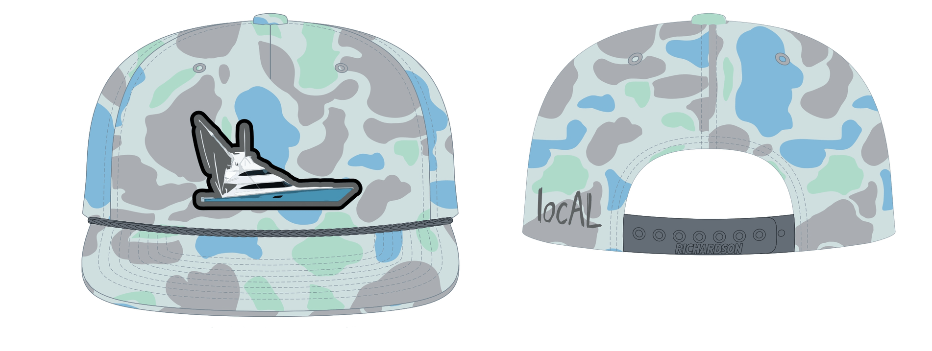 Salt Water Charcoal Hat