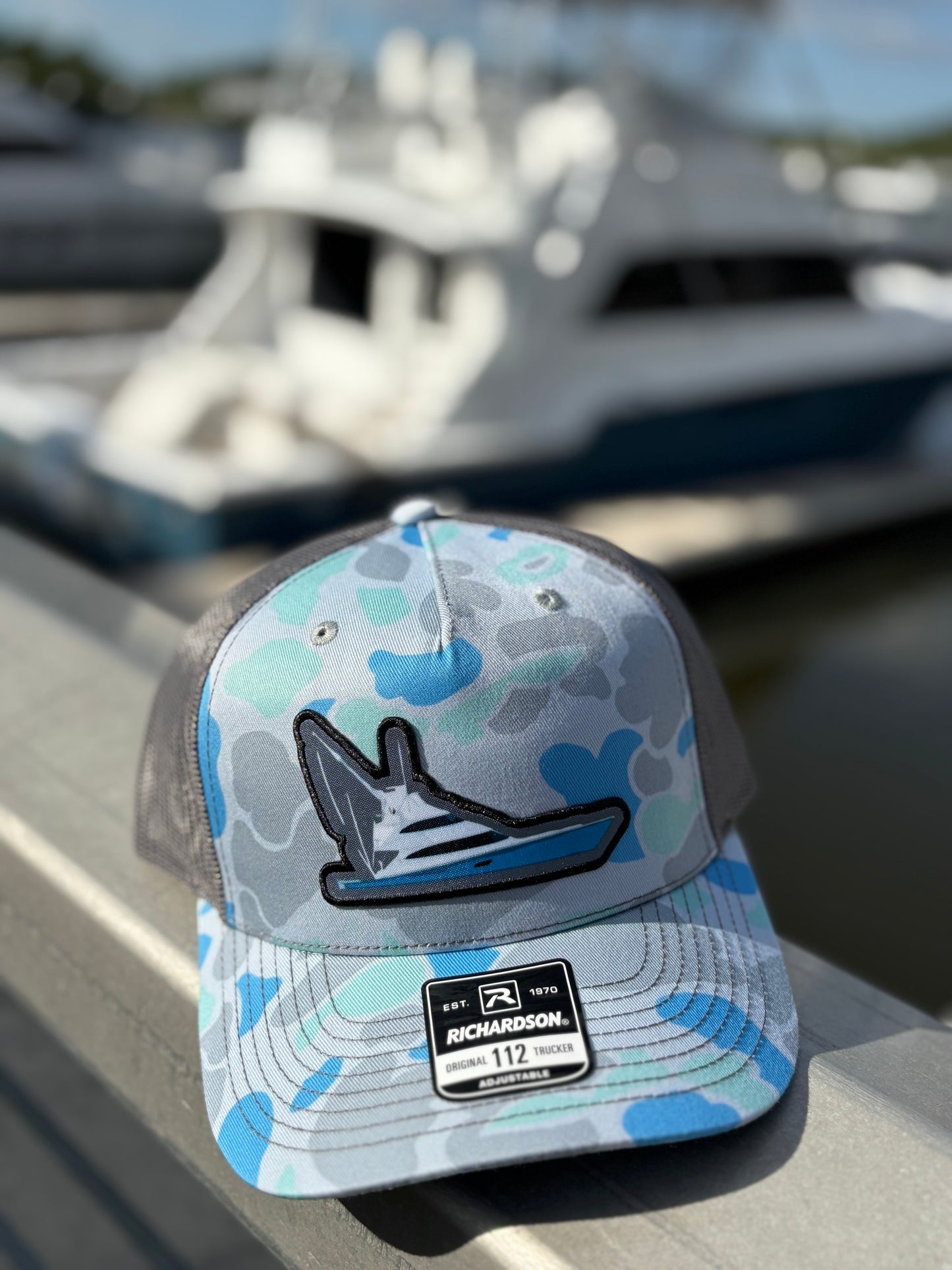 Richardson 112PFP - Salt Water Charcoal Hat