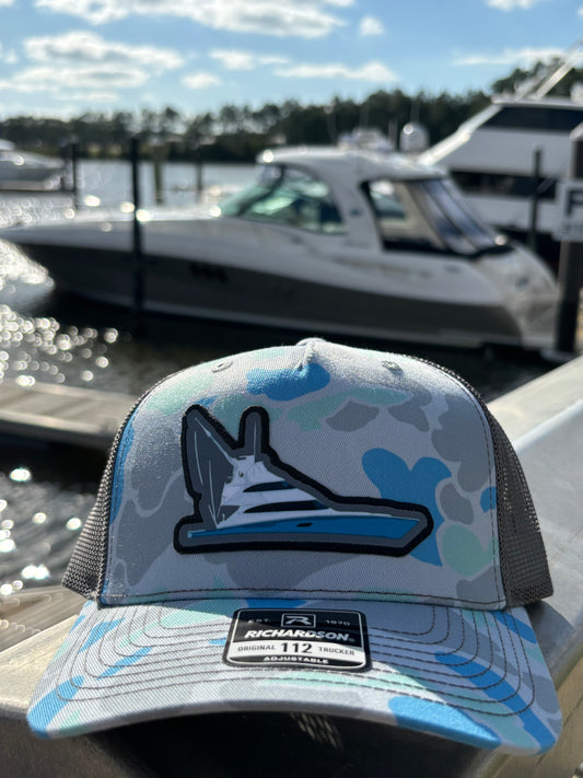 Richardson 112PFP - Salt Water Charcoal Hat
