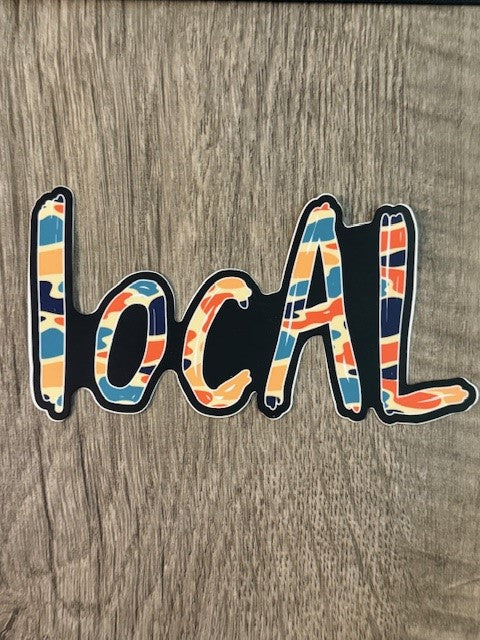Decal - locAL Orange Camo
